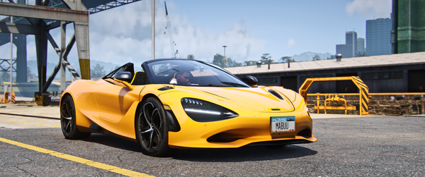 Mclaren 750S Spider Animation Roof FiveM Mod