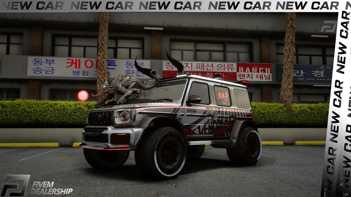 Mercedes Brabus G900 Wolf [Dinamic Lights]