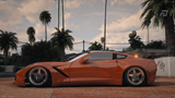 Chevrolet Corvette Stanced Drag Slider
