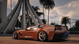 Chevrolet Corvette Stanced Drag Slider