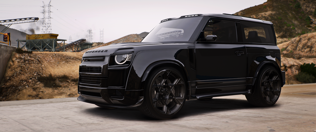 Land Rover Defender 90 Venuum front view