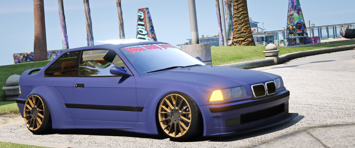 (Debadged) BMW M3 E36 Widebody