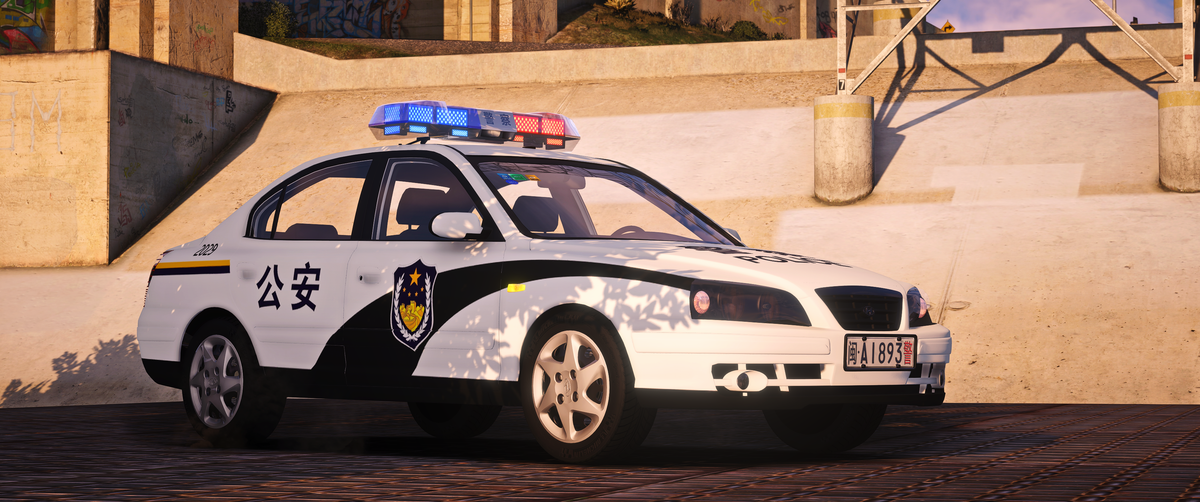 [ELS] 2005 Hyundai Elantra Police