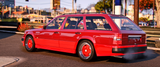Mercedes AMG Hammer Estate W124 FiveM interior and details