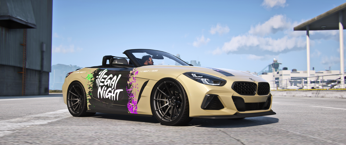 Front view of 2019 BMW Z4 Illegal mod