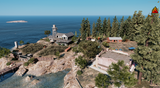 Lighthouse living area interior