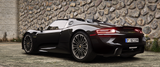 Porsche 918 Spyder [unlock] side profile with detailed textures