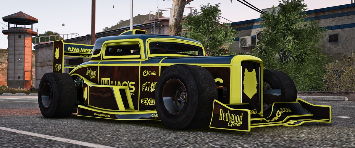 Lore Friendly Vapid Hustler F1-23 ROD FiveM Mod Front View
